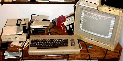 My C64 setup in 2004