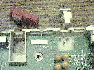 Photo of battery buttons removed.