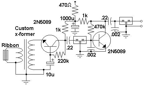 Preamp V1.0 schematic