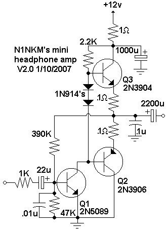 Audio amp V2.0 schematic