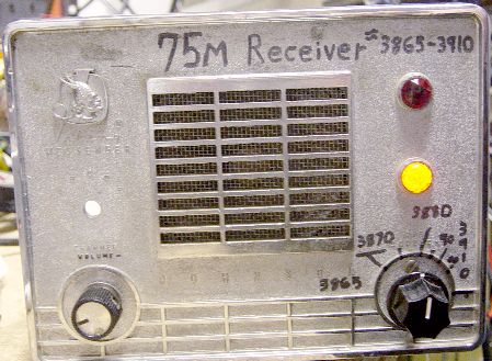 Closeup of AM receiver