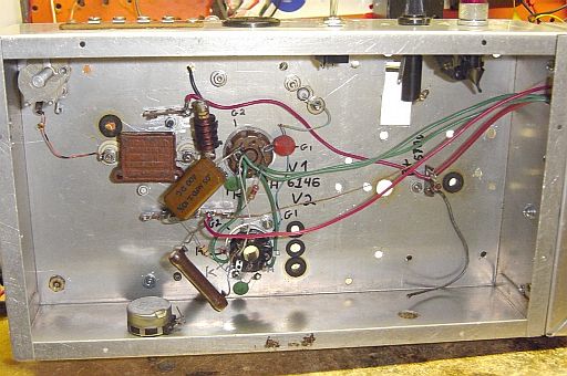 Inside box, bottom view